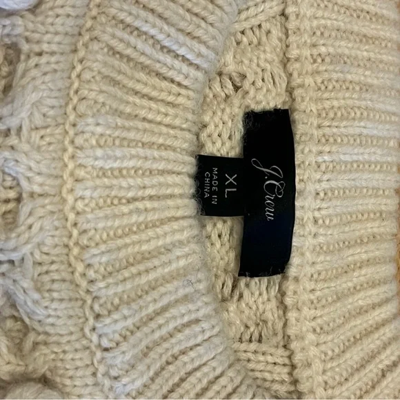 J. Crew Cream Textured Knit Sweater - Picture 4 of 7